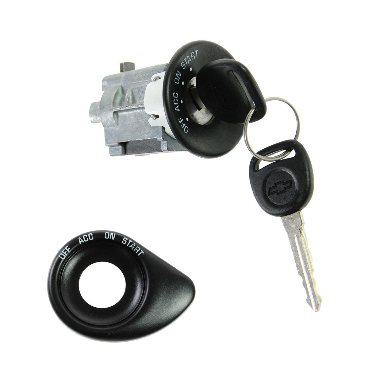 Ignition Lock Cylinder with Tumblers & Keys for Chevy Olds Pontiac NEW