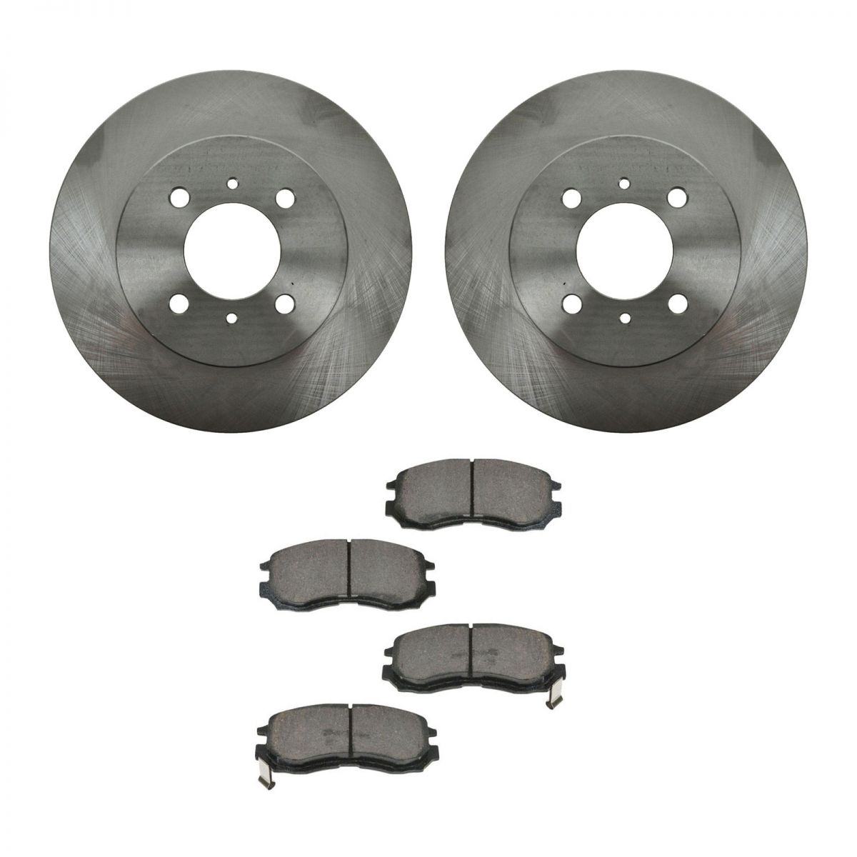 Front Organic Brake Pads & Rotors Set Kit for Mitsubishi Mirage eBay