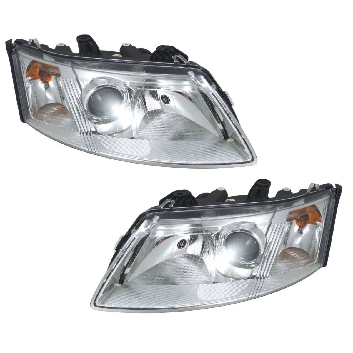 Headlights Headlamps Left Right Pair Set New For Saab Ebay