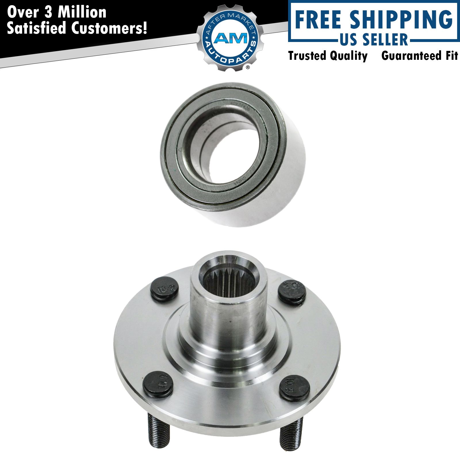 Wheel Bearing And Hub Front For Mitsubishi Mirage Lancer Ebay