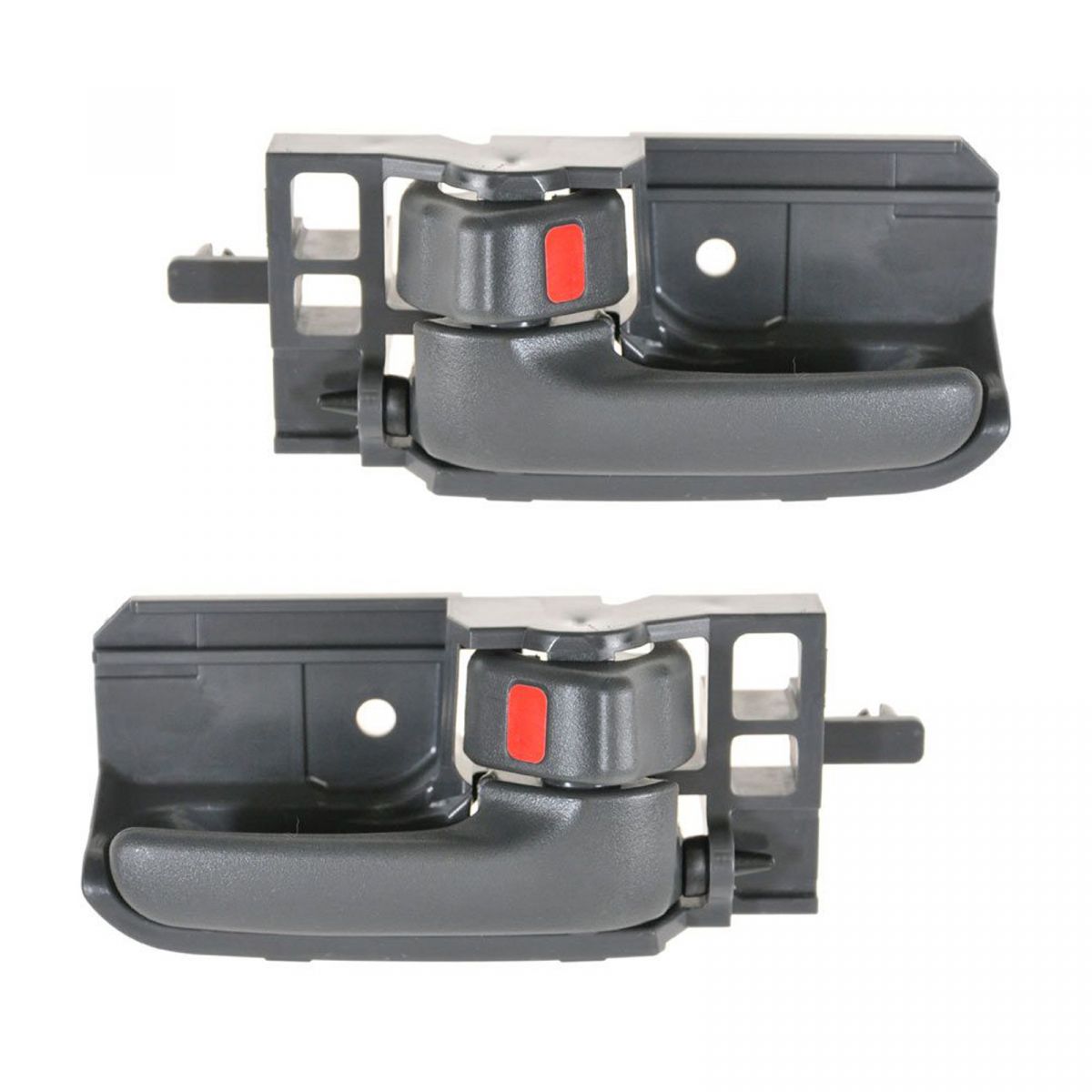 Dark Gray Inner Inside Interior Door Handle Pair Set For 03 08 Toyota