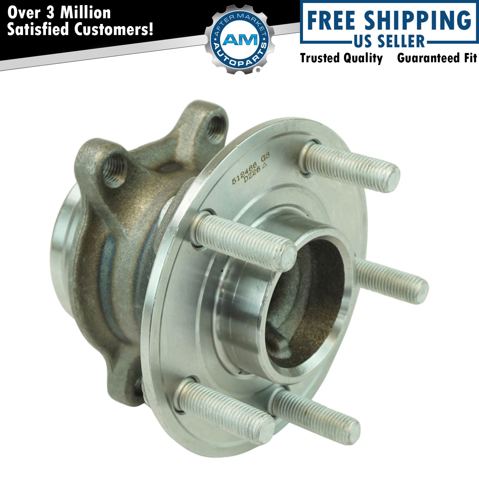 Wheel Bearing Hub Assembly Driver Or Passenger Side Rear For Ford