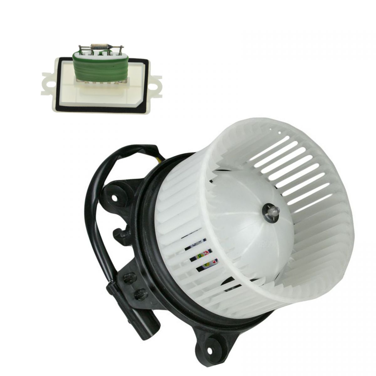 A C Ac Heater Blower Motor W Fan Cage Resistor Kit For Dodge Durango