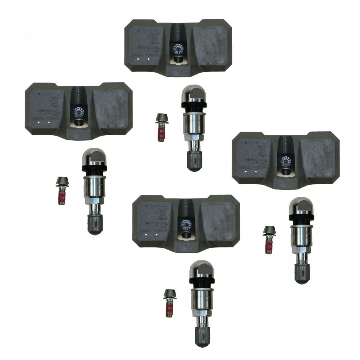 Tire Pressure Sensor Monitoring System TPMS 4 Piece Set Kit for Chevy