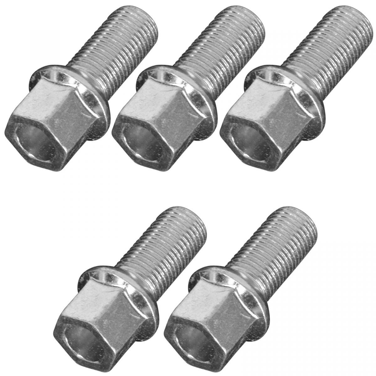 Oem Wht Wheel Lug Nut Bolt M X Mm Set Of For Vw Porsche