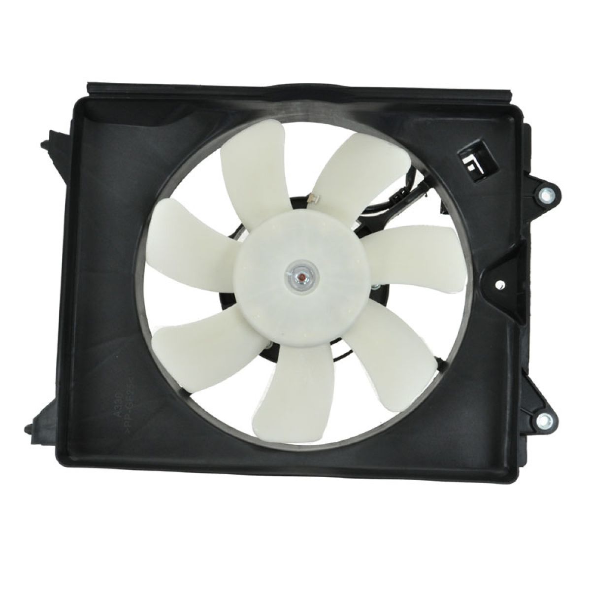 Radiator Cooling Fan Motor Blade Shroud Assembly For 12 13 Honda