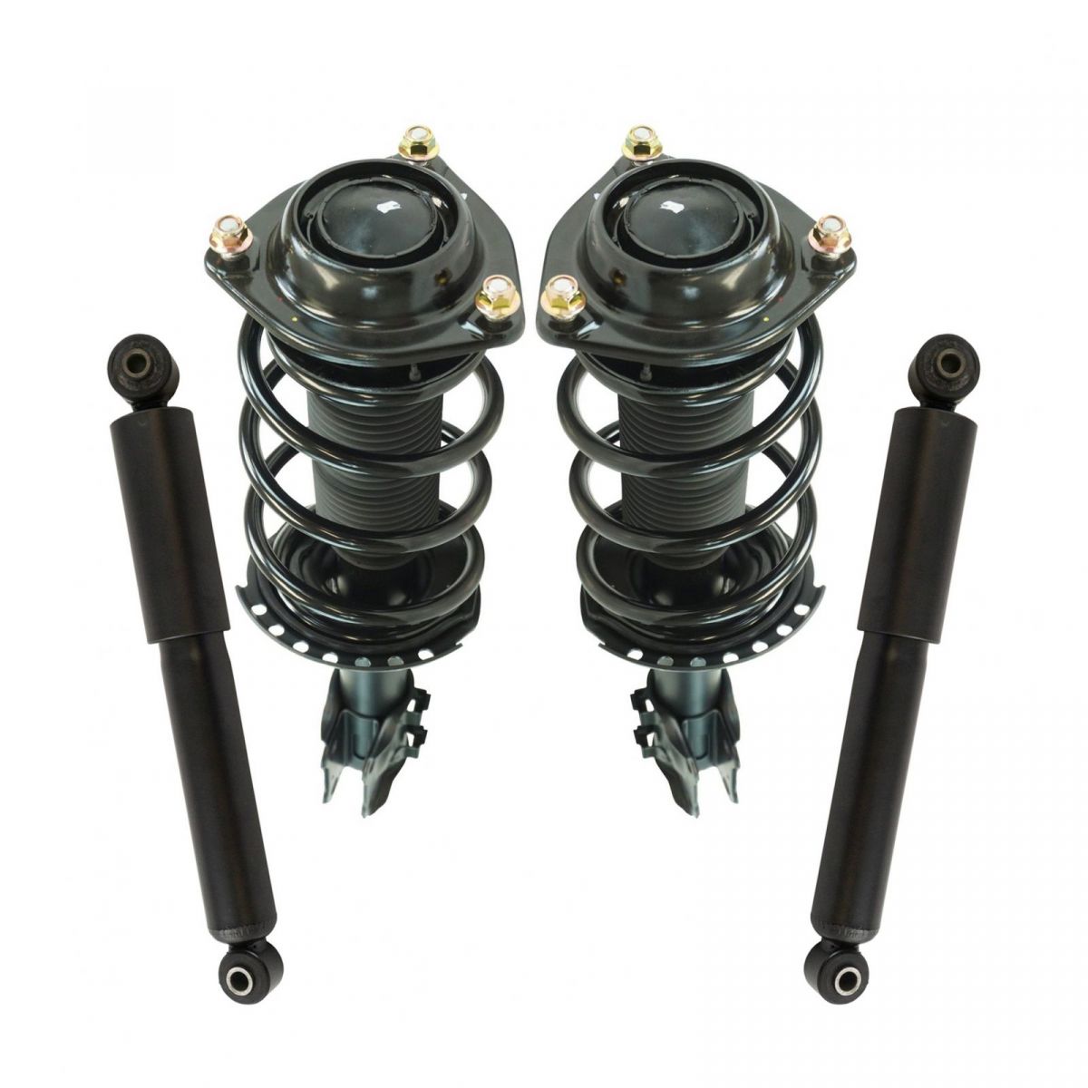 Front Rear Loaded Complete Strut Spring Assembly Shock 4pc Kit Set For