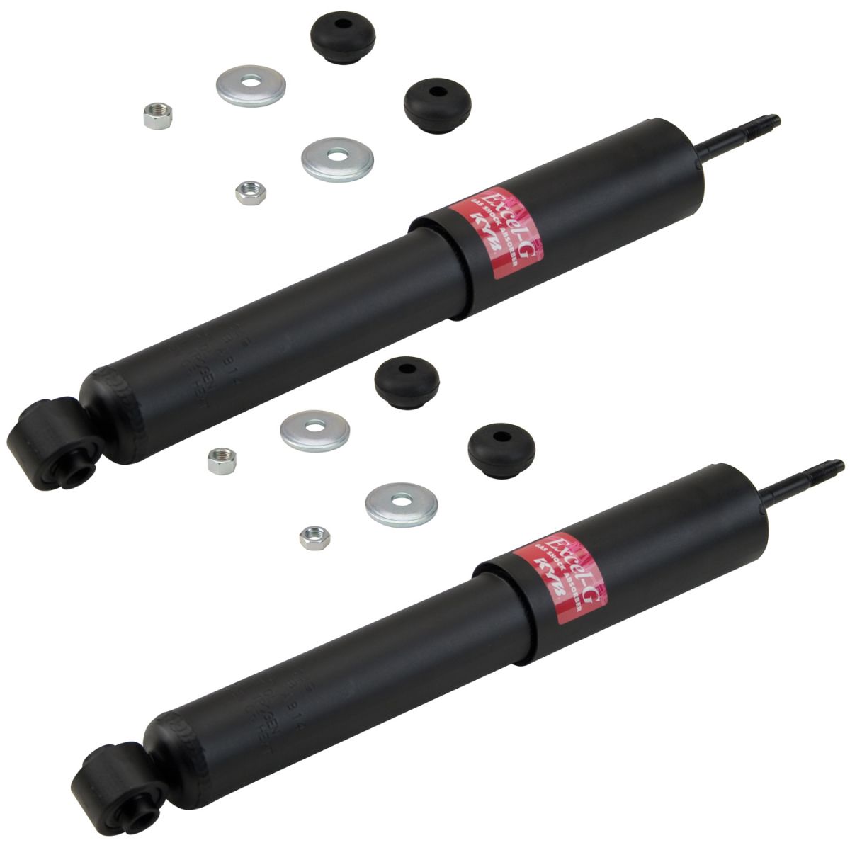 Kyb Excel G Rear Shock Absorber Pair Driver Passenger Set For Ford