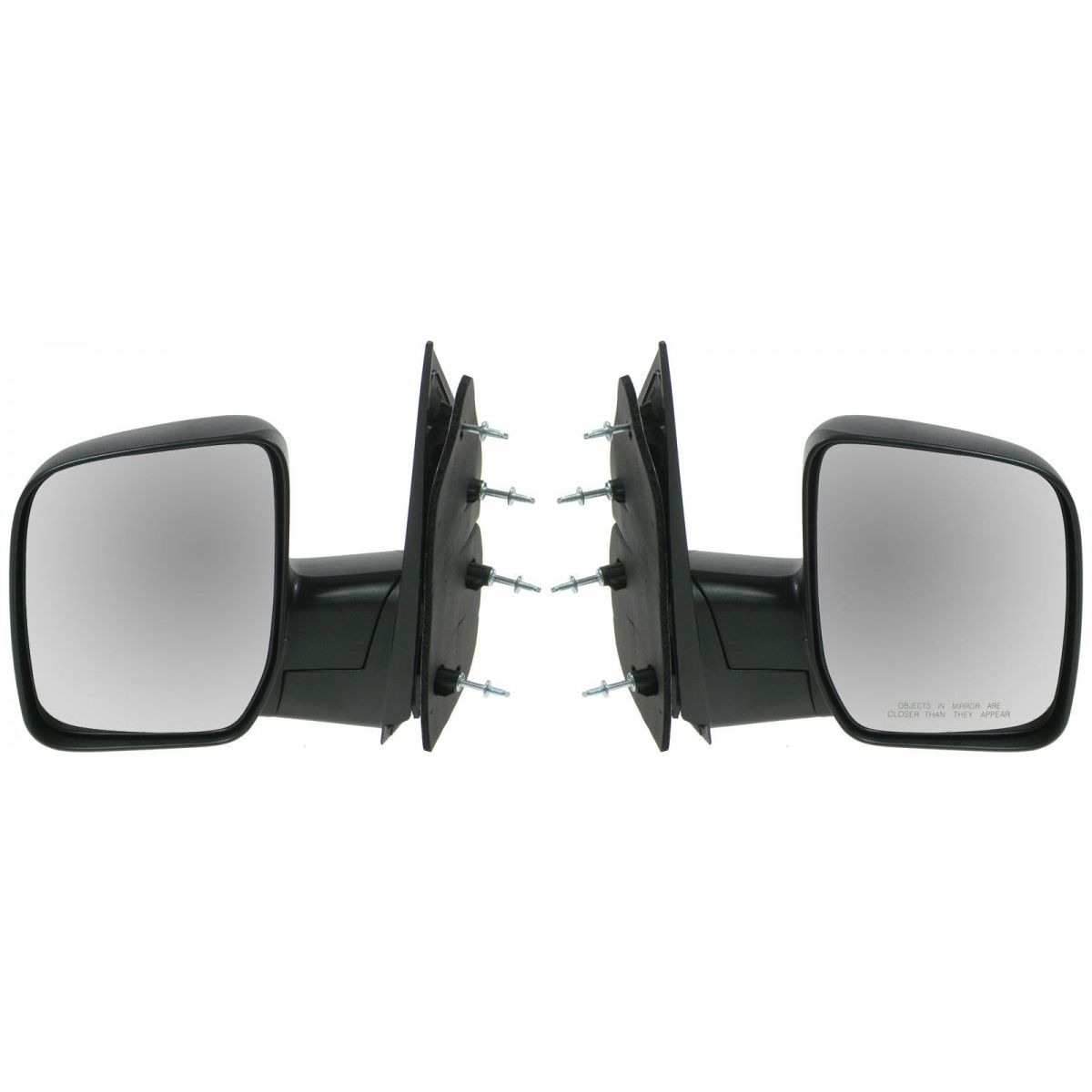 Side Mirrors Manual Left & Right Pair Set for Ford E150 E250 E350 E450