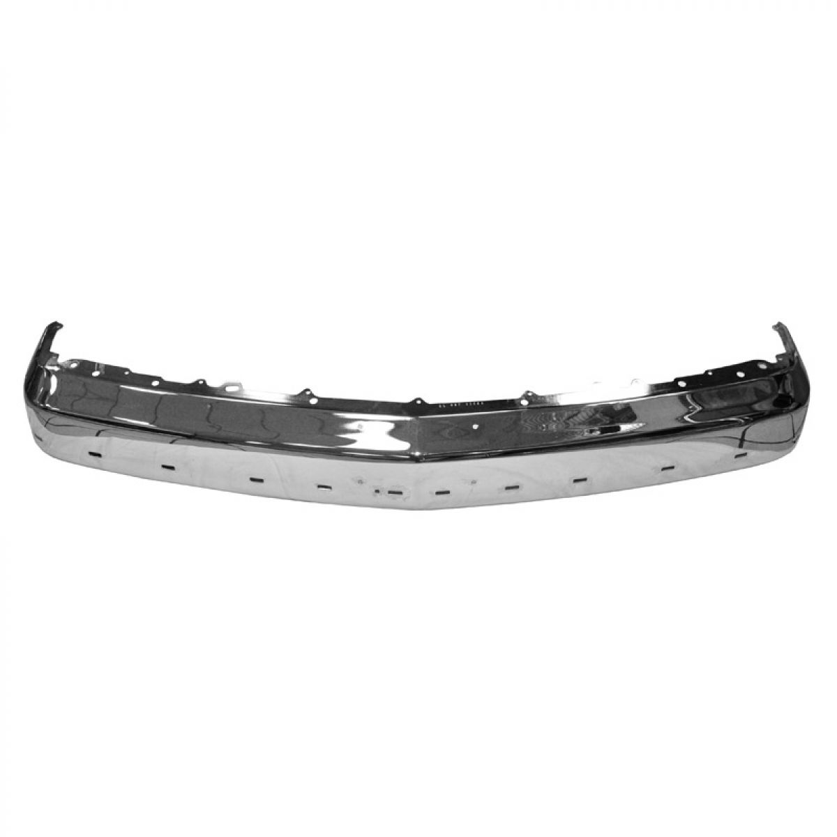 Chrome Front Bumper w Impact Strip Provision for Chevy GMC C K Pickup ...