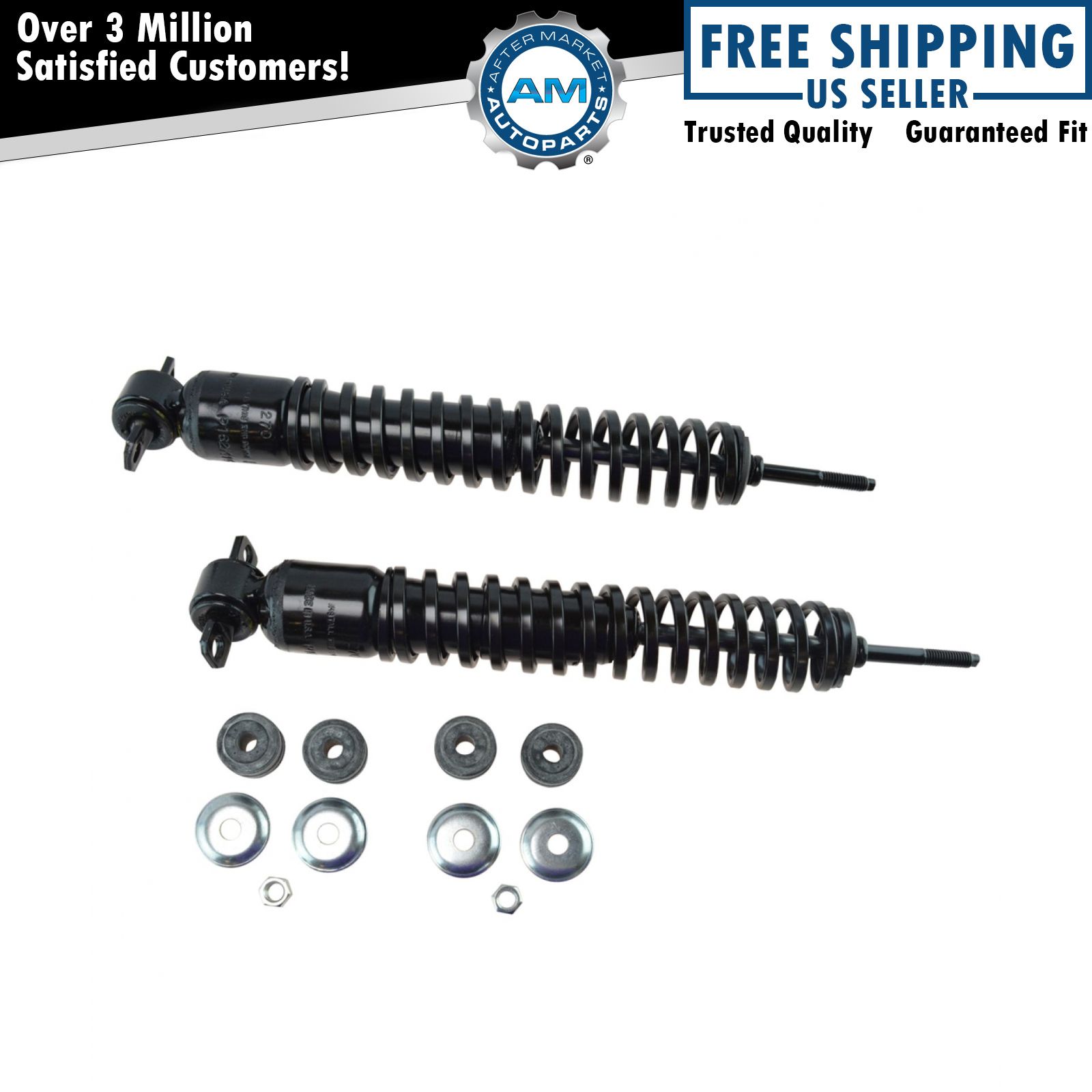 Monroe Front Load Adjusting Shock Absorber Pair for Chevy GMC Cadillac Pontiac