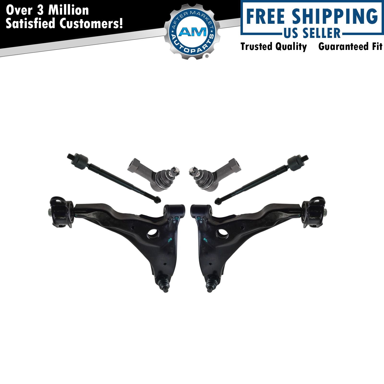 Front Outer Tie Rod End Kit (2-Pack) For Eclipse, Sebring, Stratus, Galant – DRECURN ES2347RL