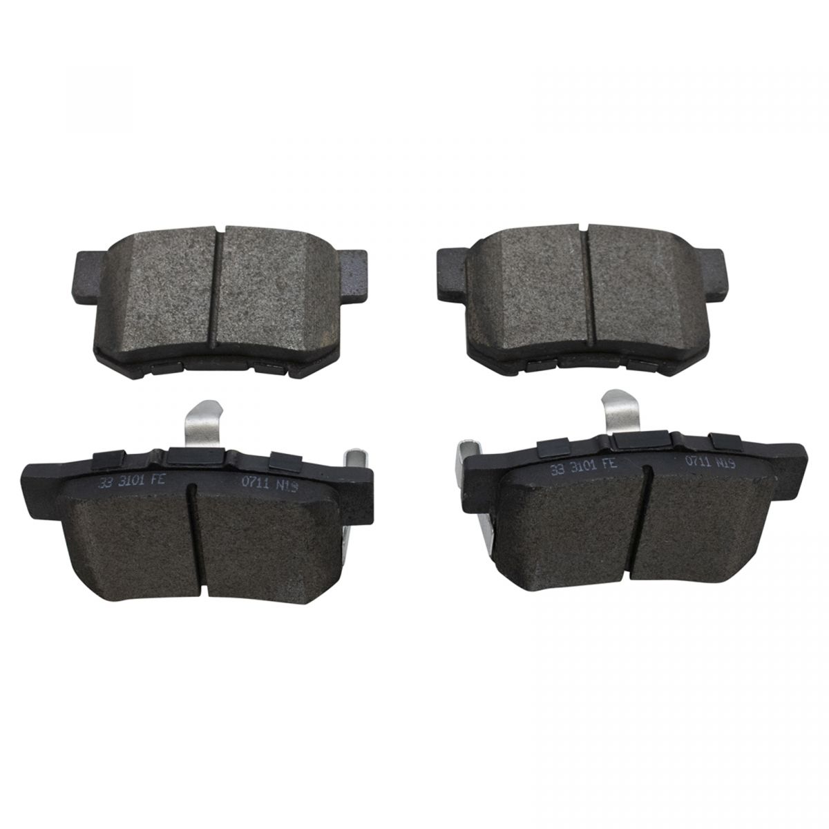 Rear Premium Posi Metallic Brake Pad Pair Set for Acura RDX Honda CRV
