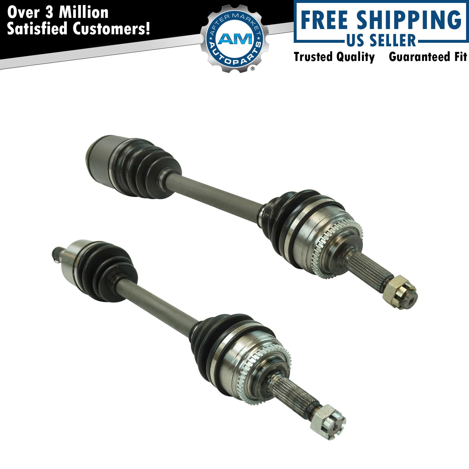 Front CV Axle Shaft Pair Driver Passenger Sides for Sebring Stratus Coupe