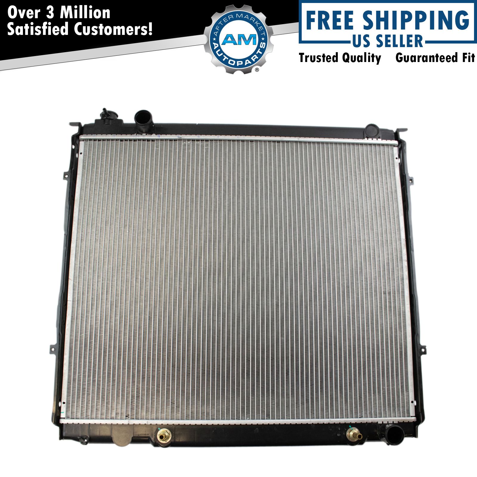Radiator Assembly Aluminum Core Direct Fit for Toyota Sequoia Tundra