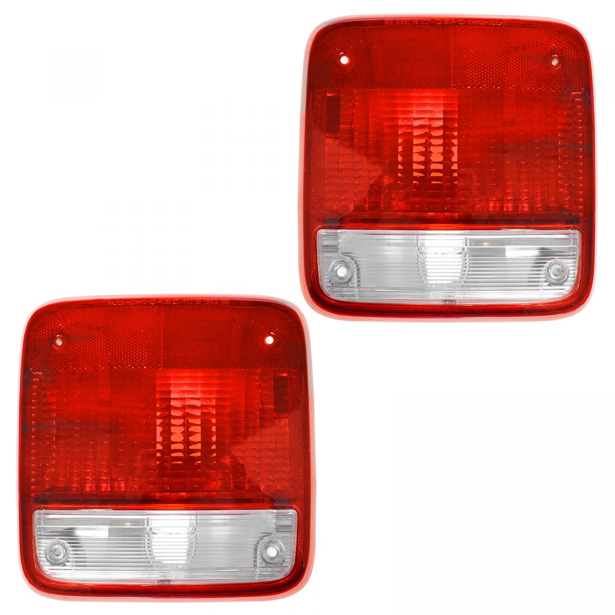 Taillights Lamps Taillamps Pair Set Rear Brake For 85 96 Chevy Gmc Van Full Size Ebay 1987