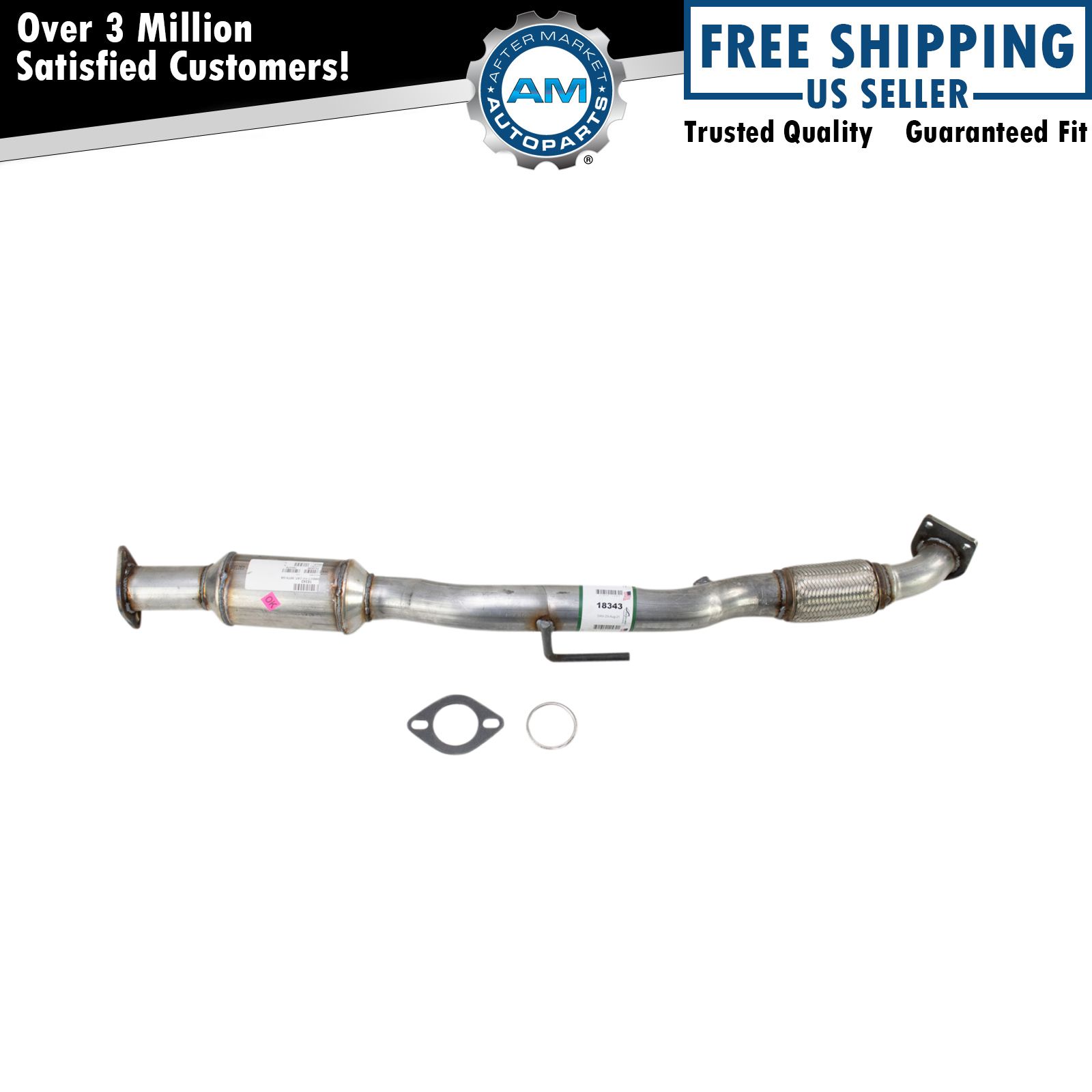 Davico 18343 Rear Catalytic Converter Assembly for 07-15 Nissan Altima 2.5L
