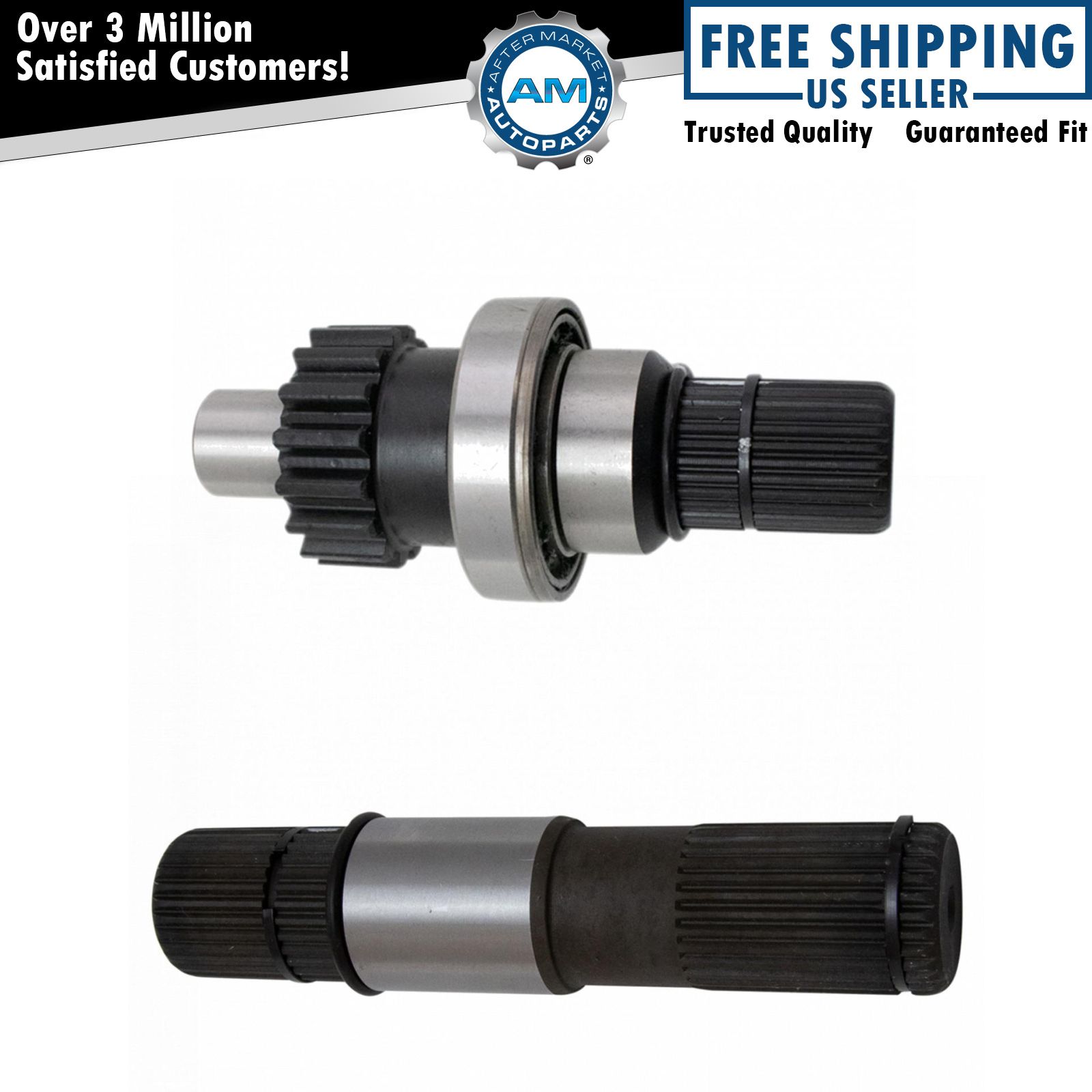Front Inner Axle Stub Output Shaft Assembly LH RH Pair 2pc for Ram 1500 Truck