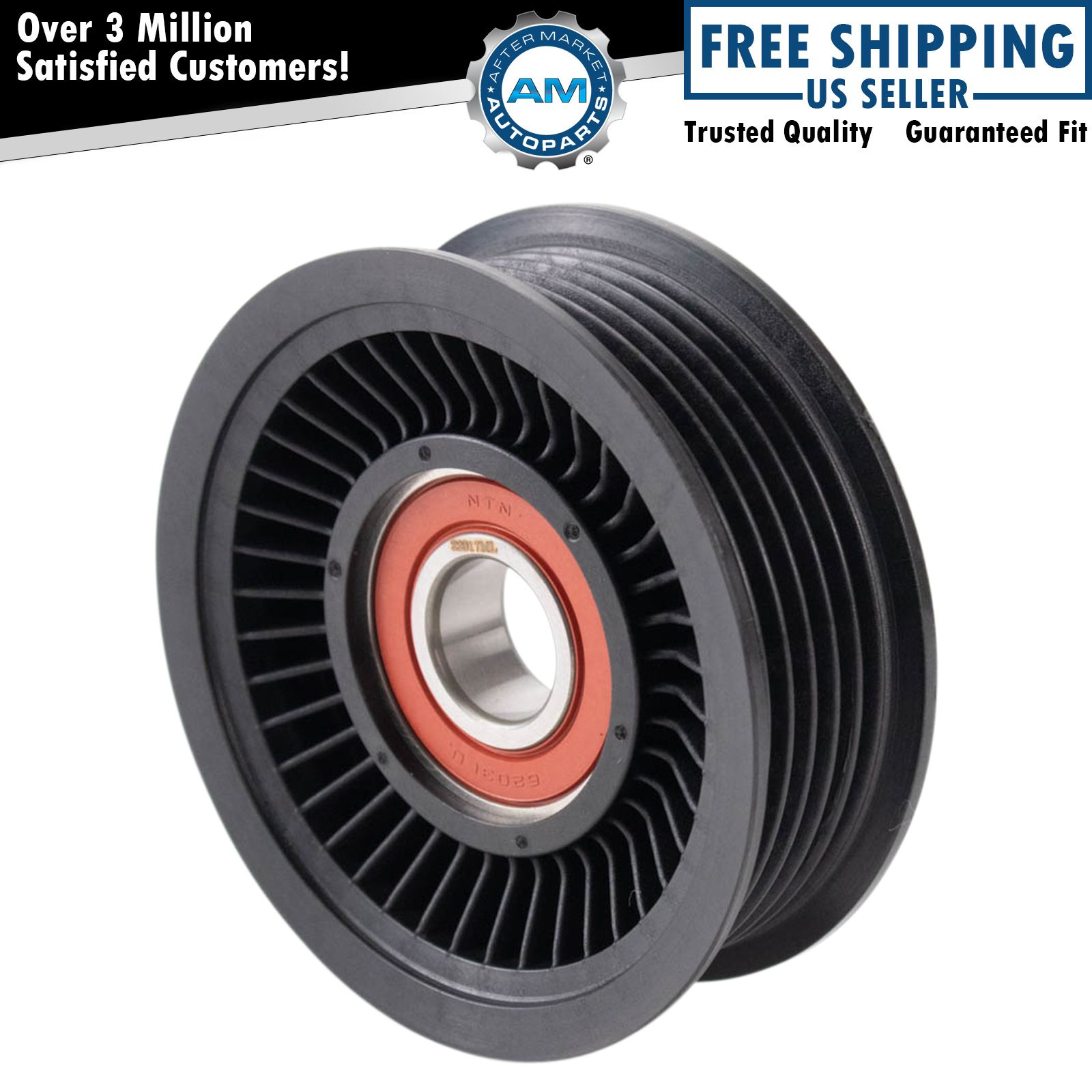Serpentine Belt Idler Pulley Fits Buick Cadillac Chevrolet Dodge Ford GMC Jeep