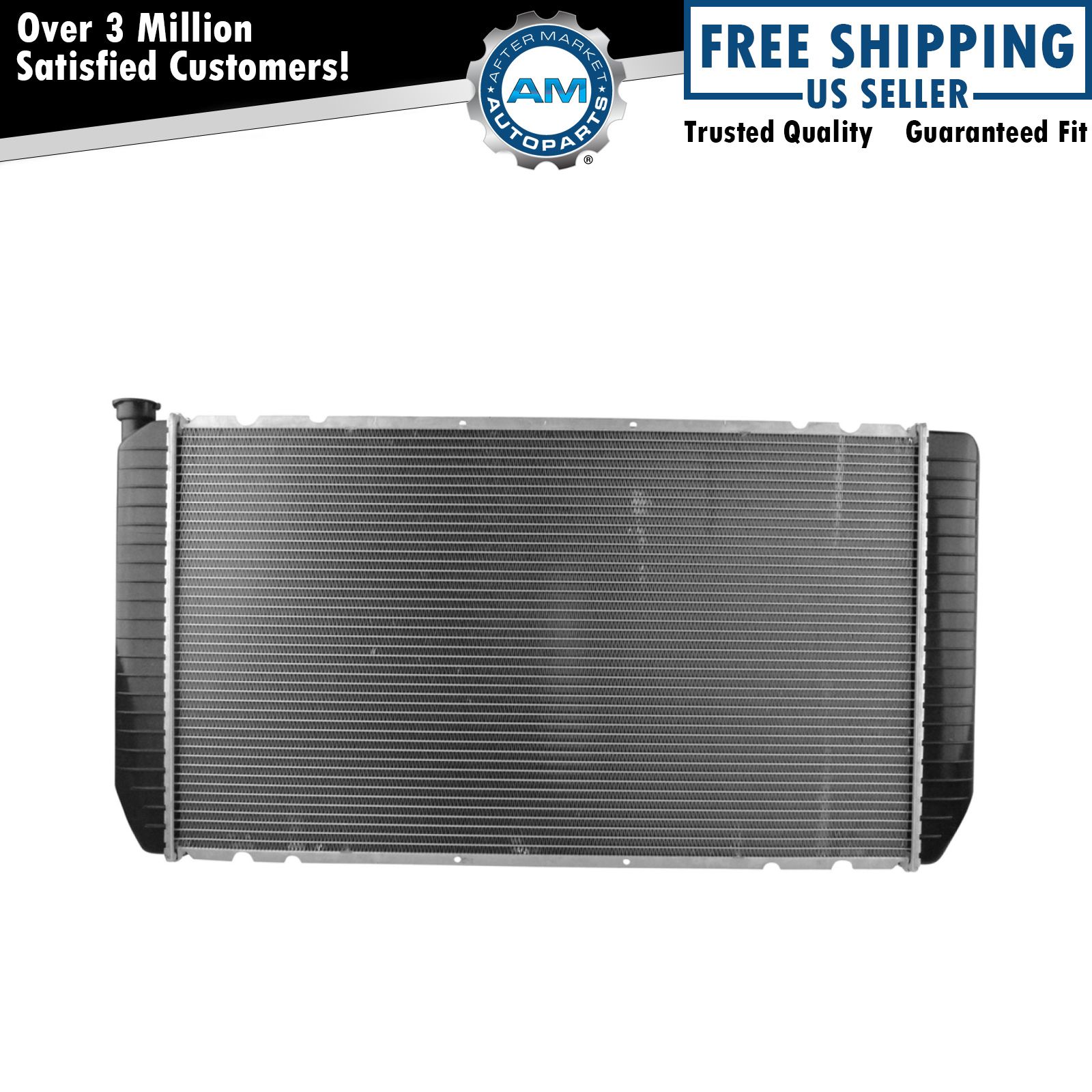 Radiator Assembly Aluminum Core Direct Fit for Chevy GMC Pickup Truck SUV New