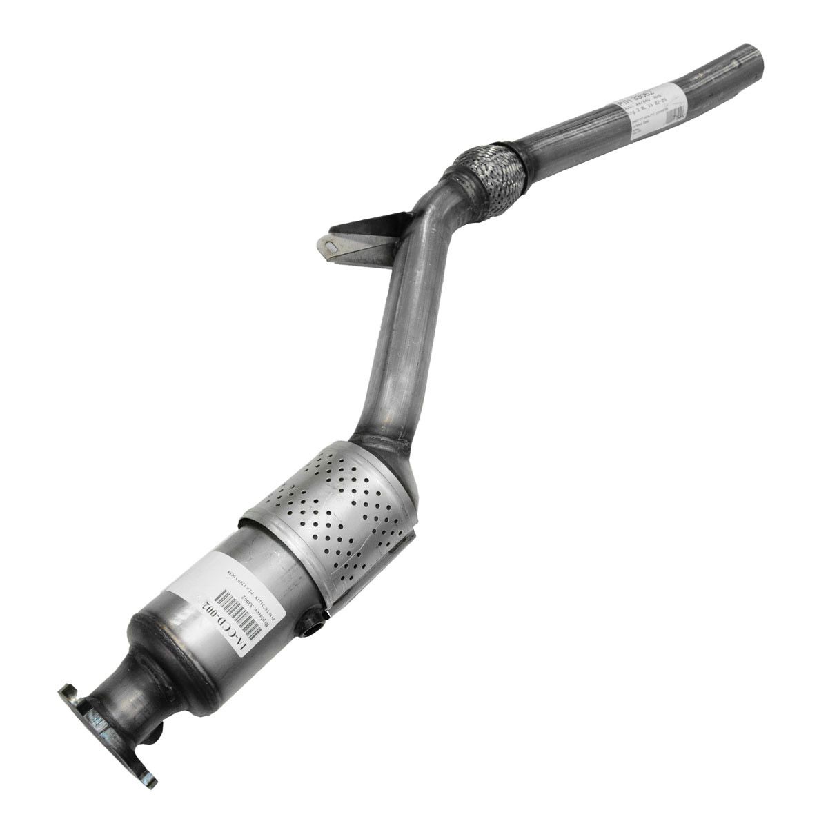 Front Exhaust Pipe Catalytic Converter Passenger Right for Audi A4