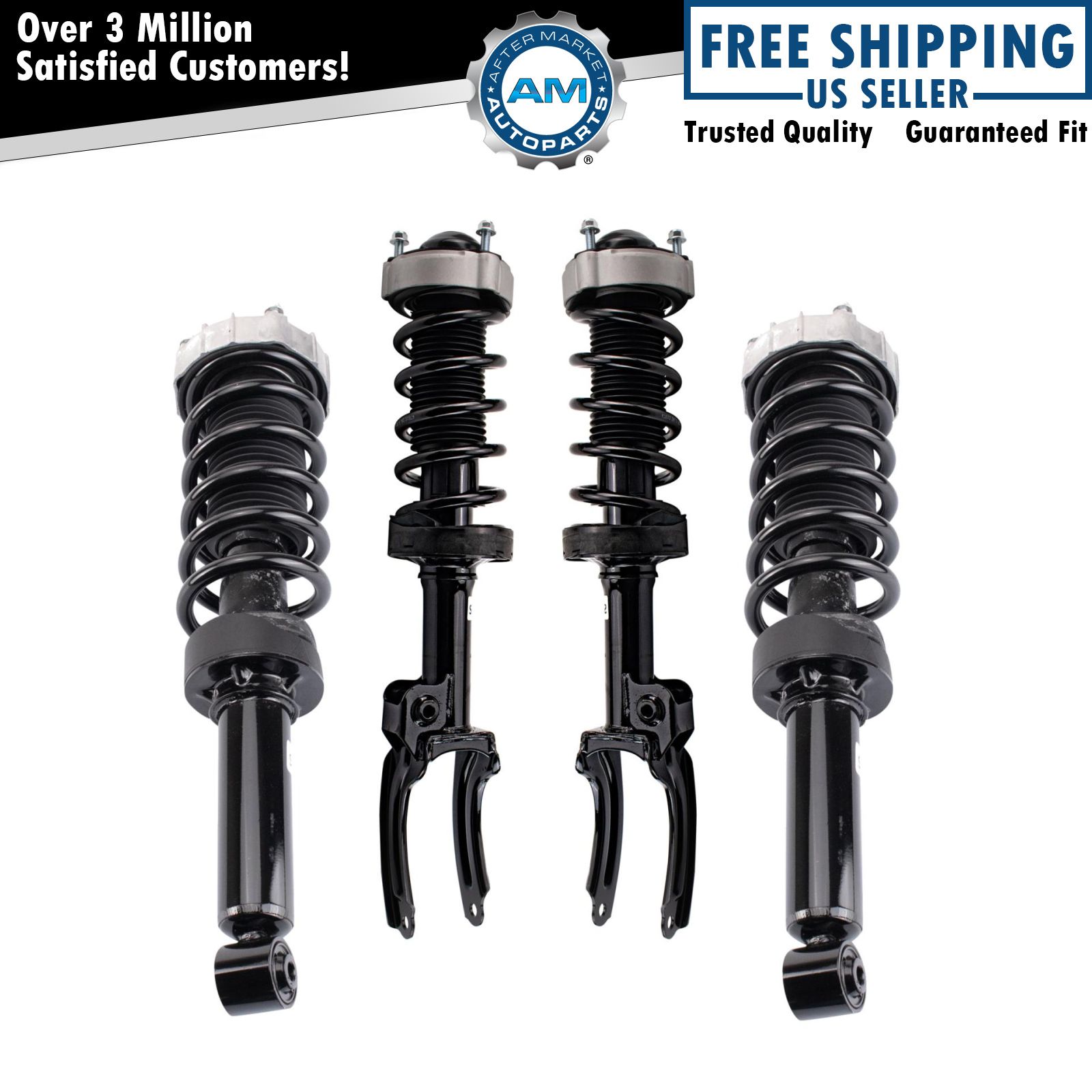 <b>4 Piece Complete Strut Assembly & Shock Absorber Kit</b>