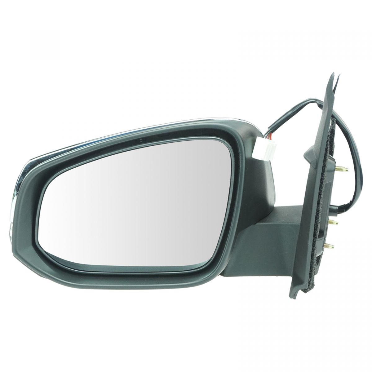Exterior Mirror LH Driver Side Power Heated Turn Signal Chrome for Toyota eBay