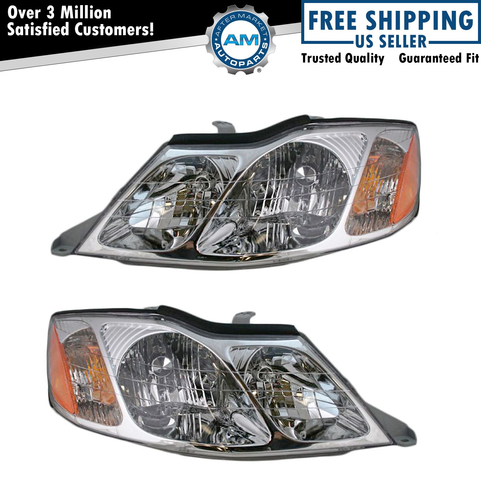 Headlight Set Left & Right For 2000-2004 Toyota Avalon TO2502132 TO2503132