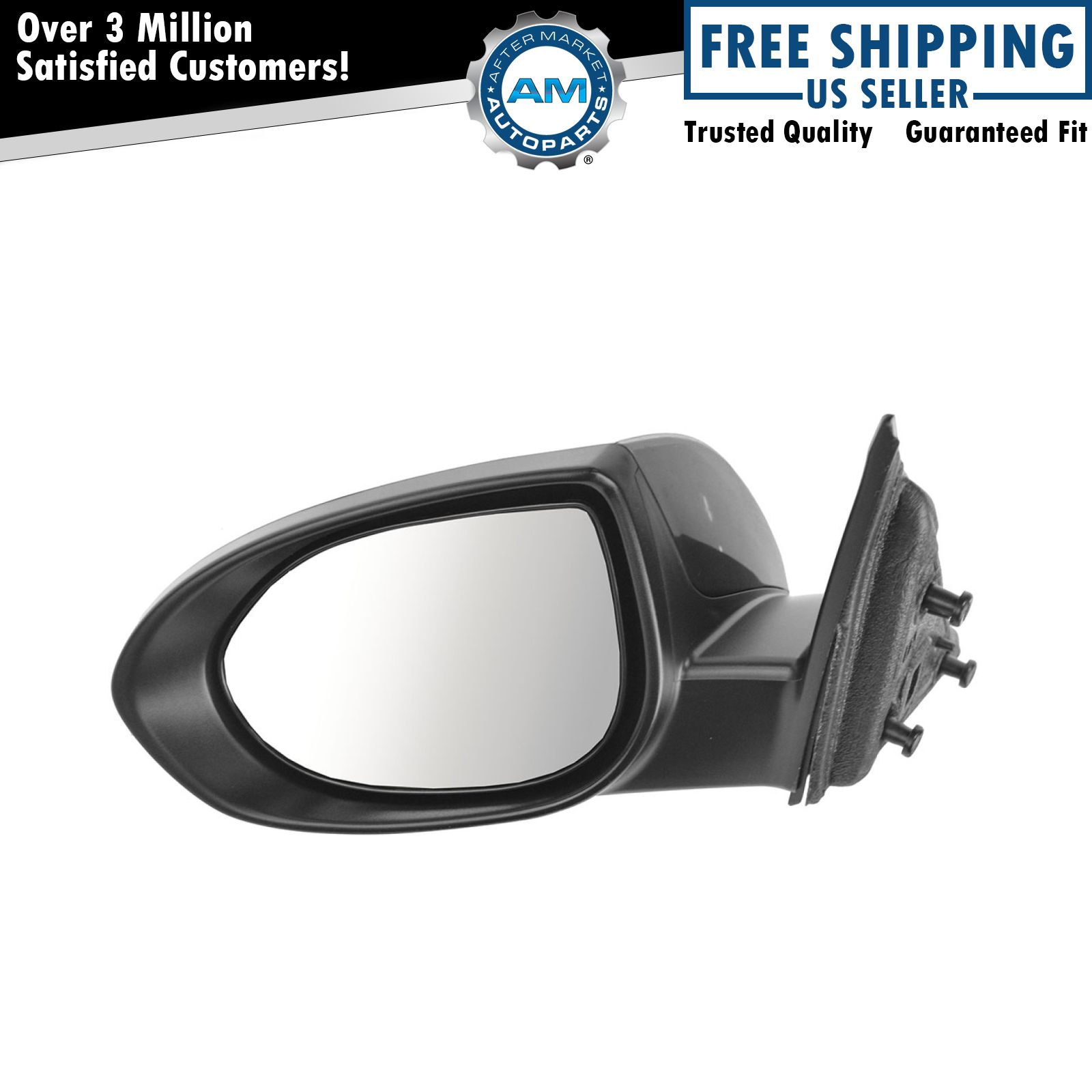 Left Side Power Mirror For 2009-2013 Mazda 6 - Driver Side, Electric Adjust
