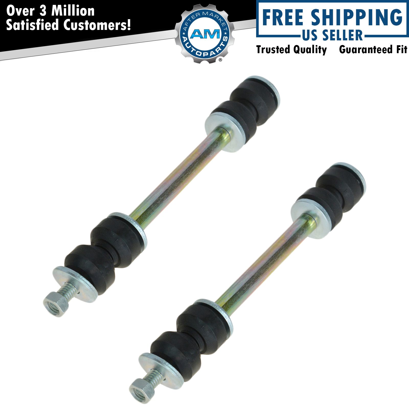 Front Stabilizer Sway Bar End Link Pair Kit Set for Chevy GMC Cadillac Hummer