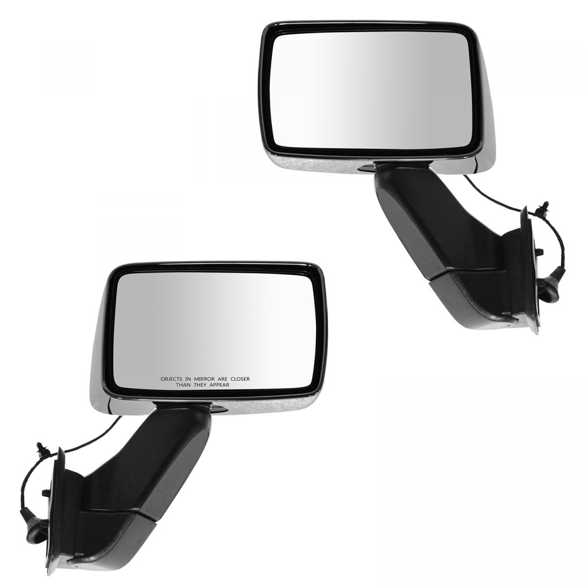 OEM Power Mirror Chrome Driver & Passenger Side Pair Set for 0607 Hummer H3 New eBay