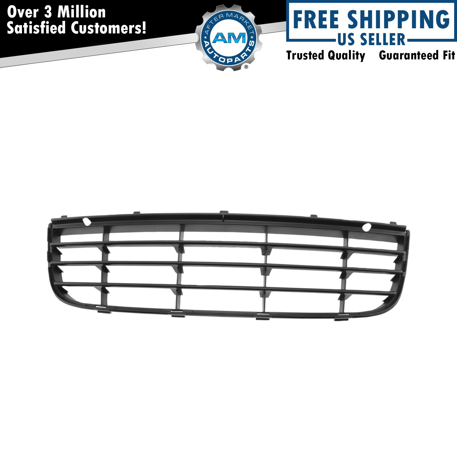 Lower Grille Black For 2005-2010 Volkswagen Jetta VW1036106