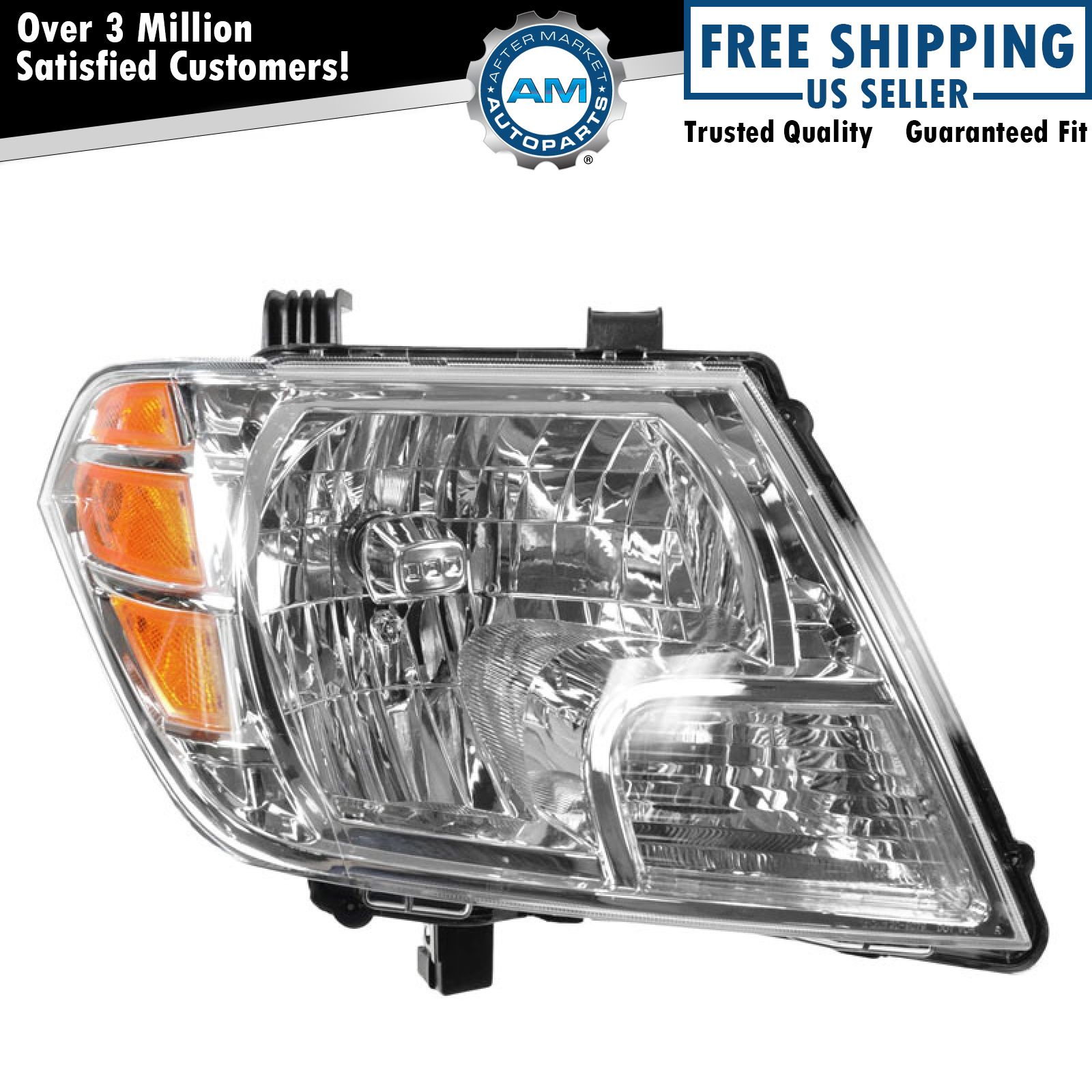 Right Headlight Assembly Passenger Side For 2009-2021 Nissan Frontier NI2503188
