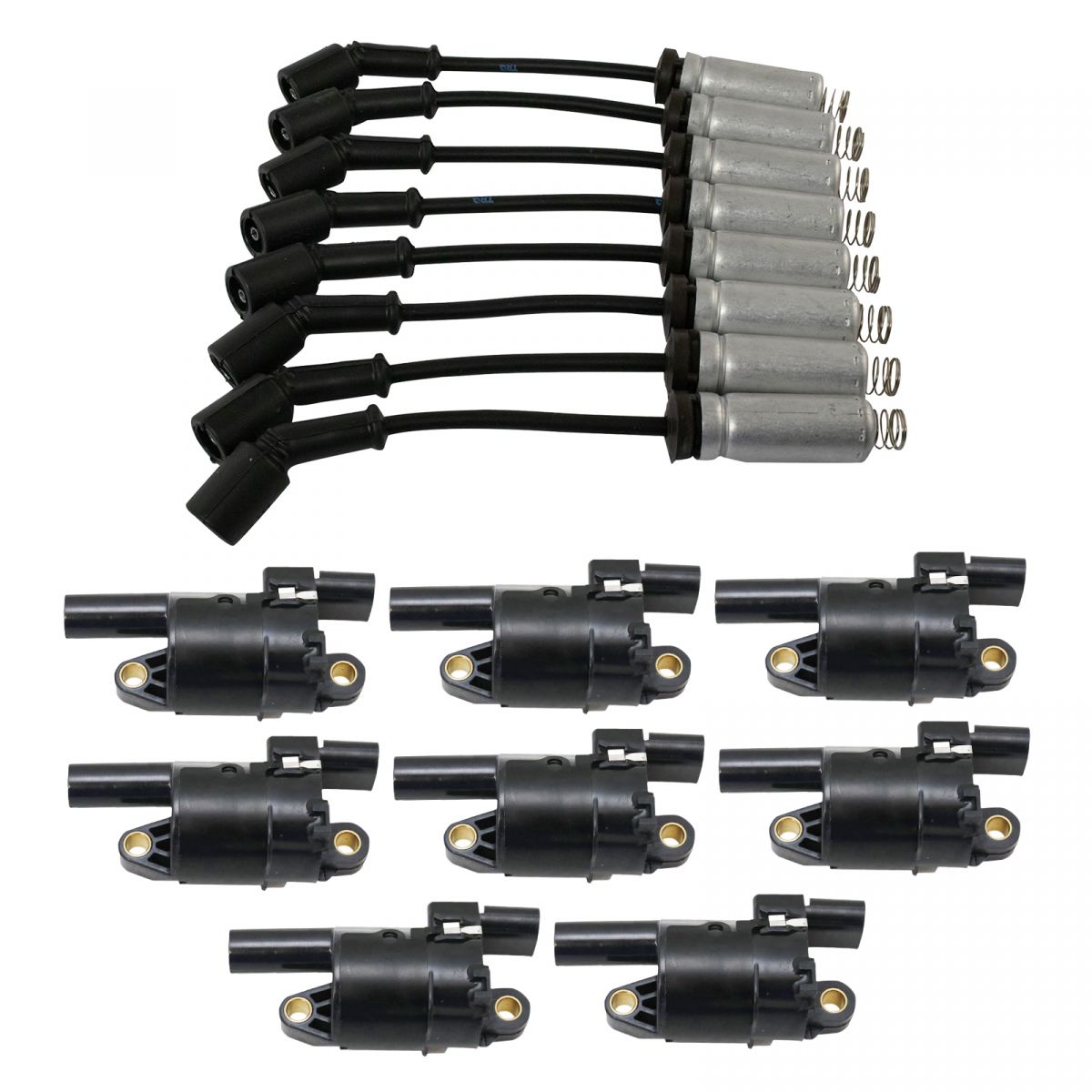 Ignition Coils & Spark Plug Wire Set Kit for GM Truck SUV New eBay