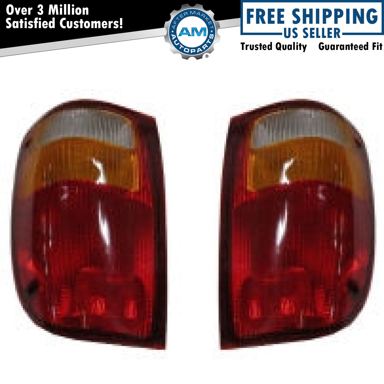 Taillight Pair Set of 2 NEW for 01-06 Mazda Pickup Truck B 2300 3000 4000