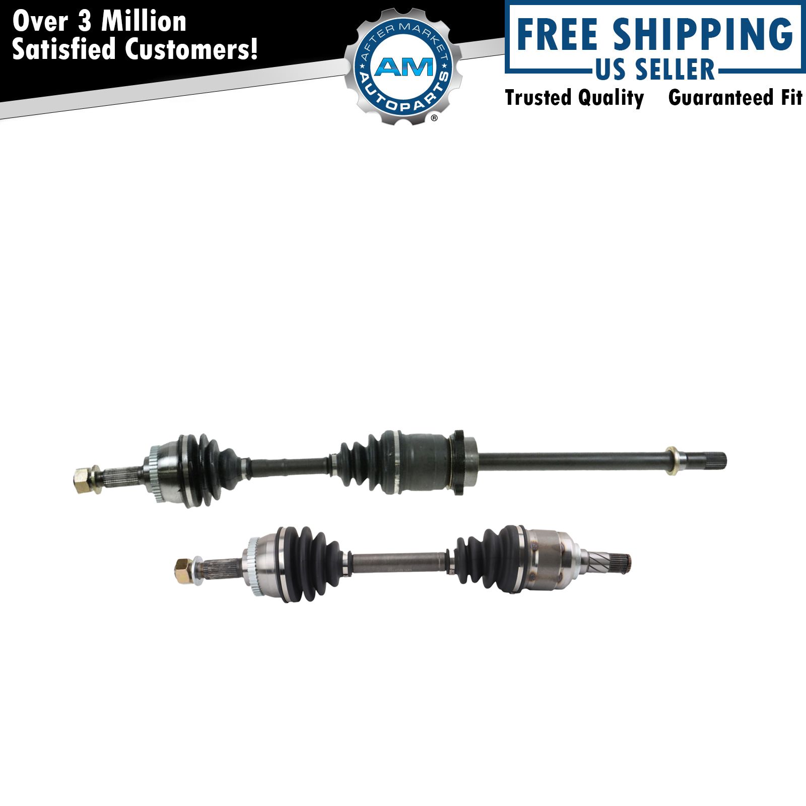 Front CV Constant Velocity Joint Axle Shaft Pair Set for Maxima
