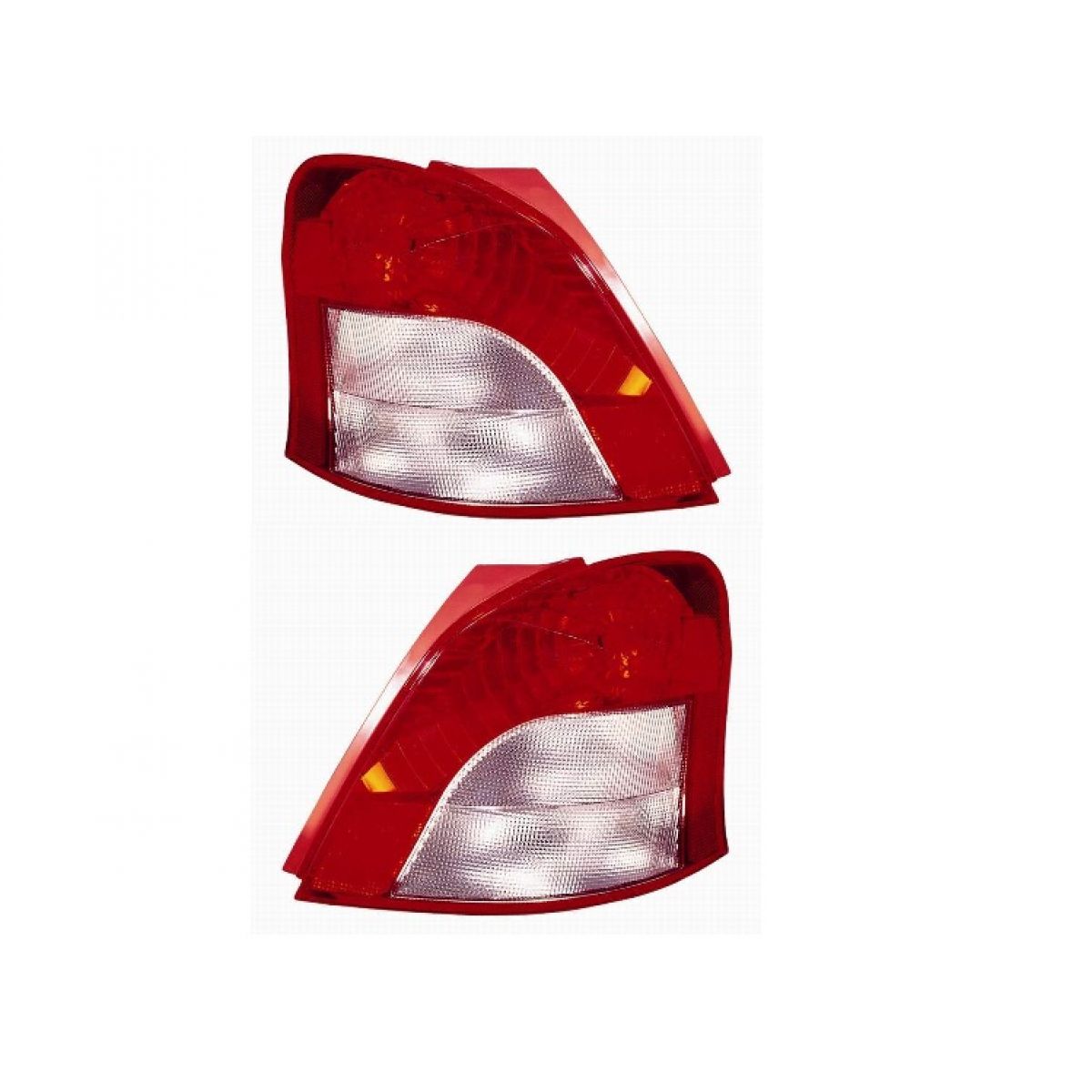 Rear Brake Light Taillight Taillamp Pair Set for 06-08 Toyota Yaris ...