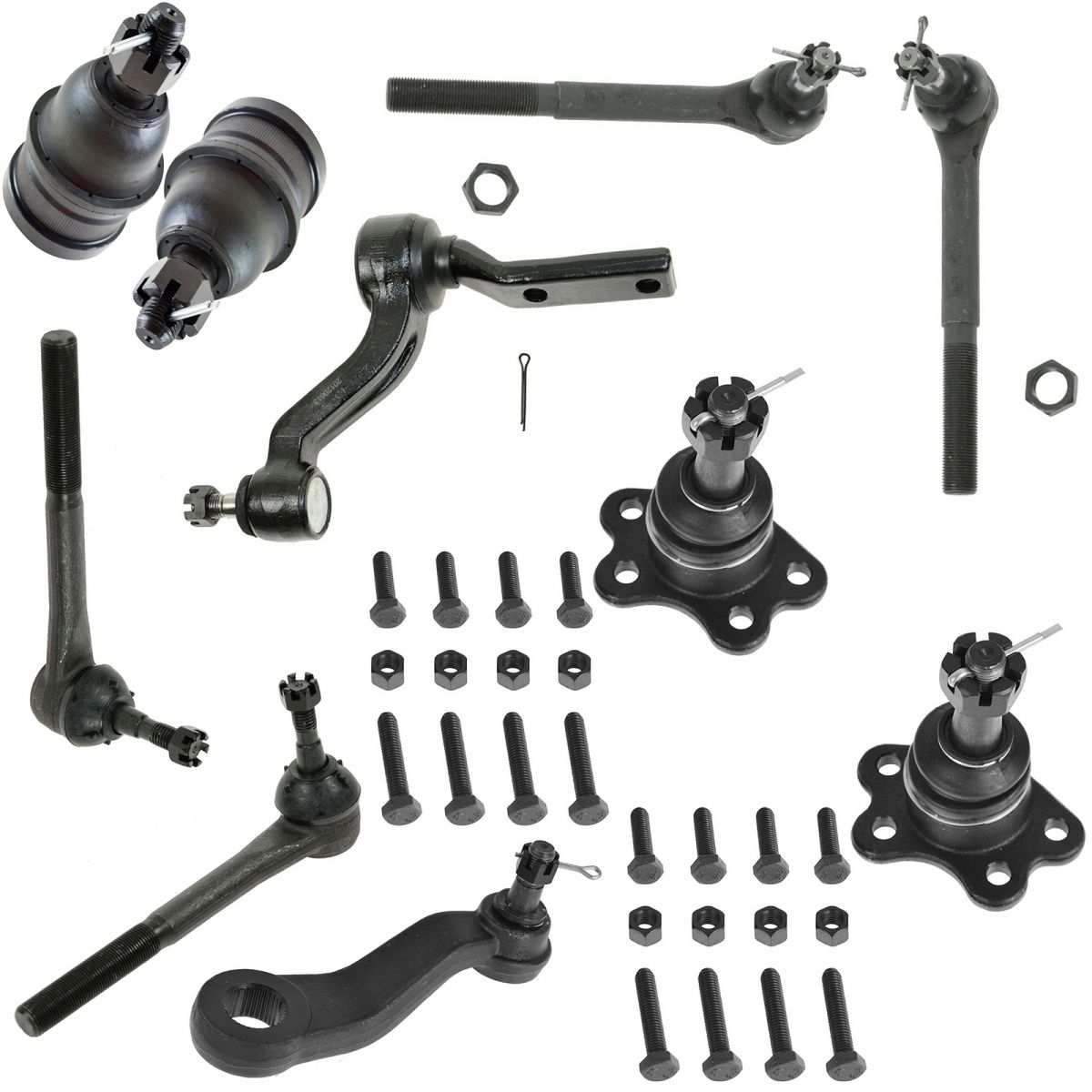Front Ball Joint Tie Rod End Pitman Idler Arm Kit for C1500 C2500