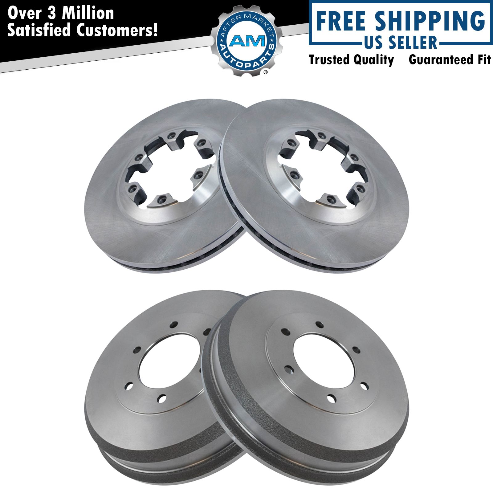 <b>4 Piece Brake Rotor Set</b>