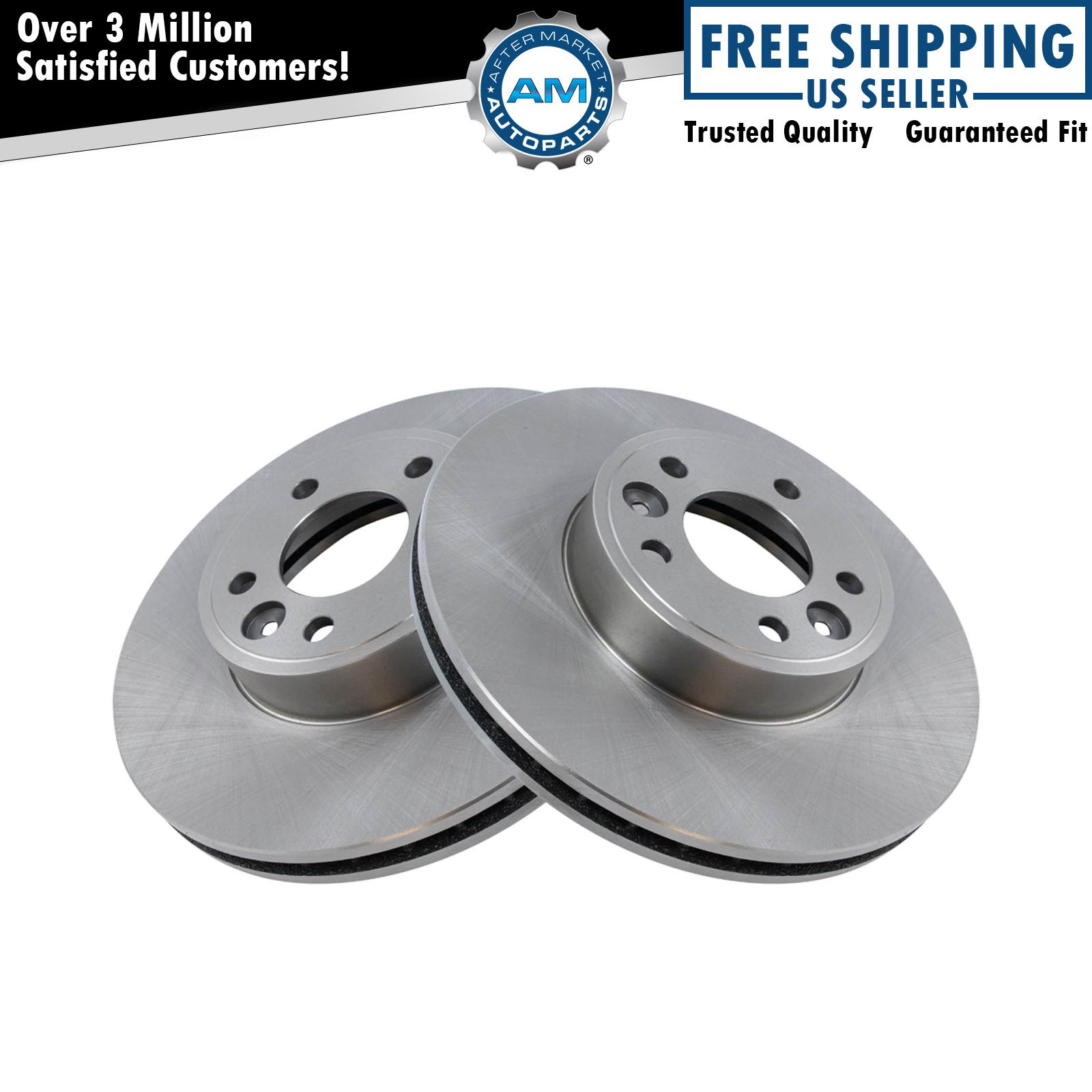 Front Brake Rotors Pair for 98-02 Crown Victoria Grand Marquis Town Car
