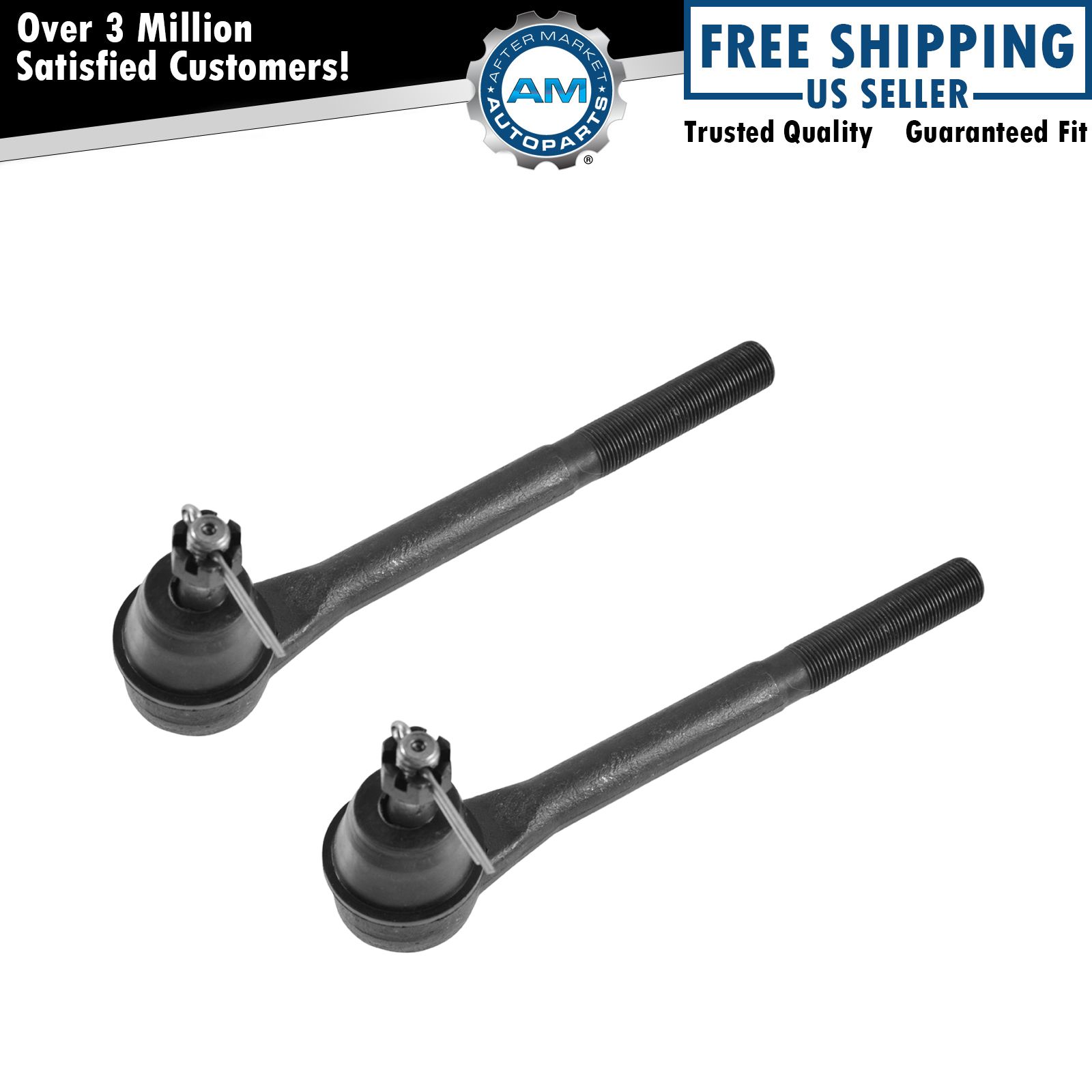Front Outer Tie Rod Assembly Pair Set for GM Pickup Truck SUV Isuzu Hombre 2WD