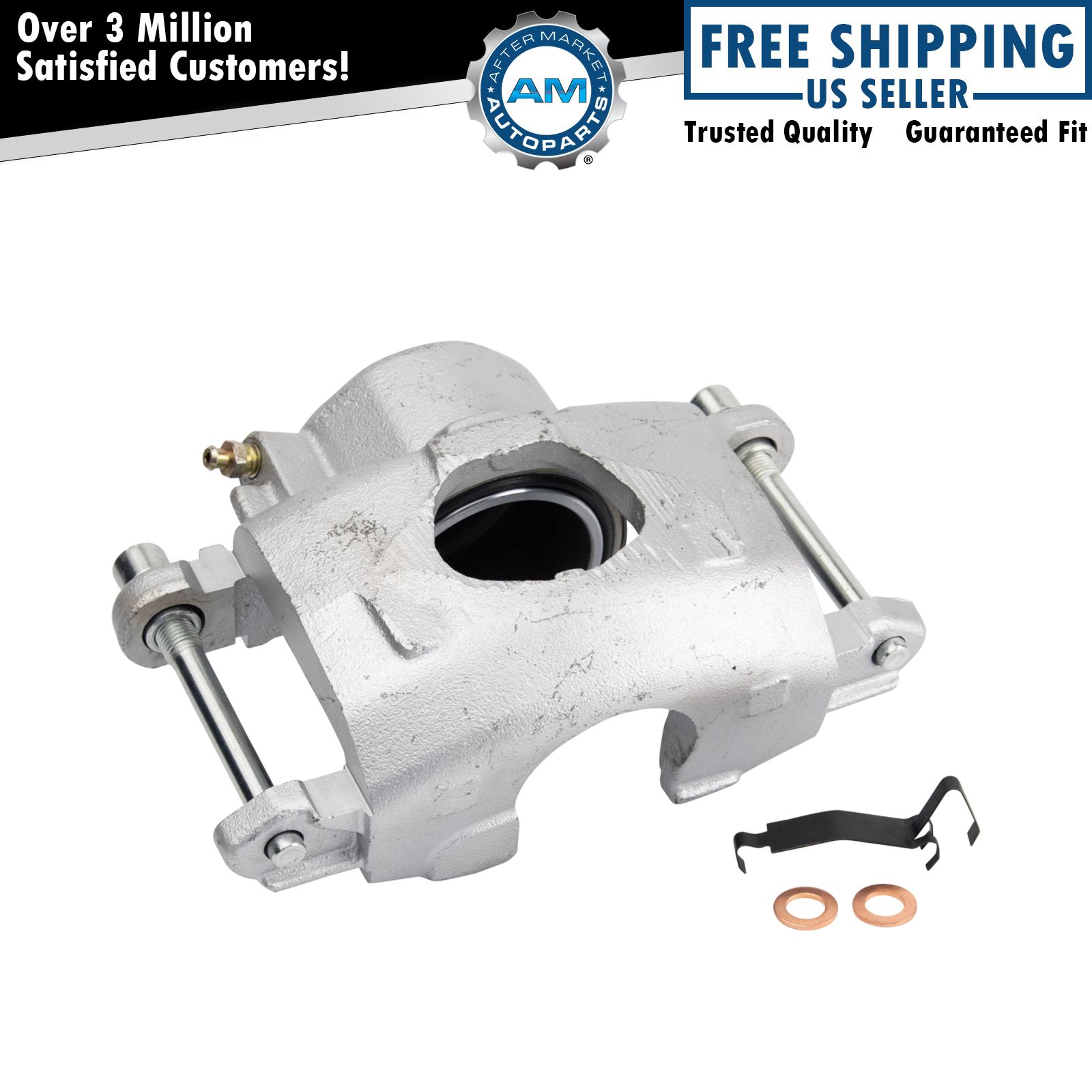 New Front Disc Brake Caliper with Hardware Driver Side LH for GM