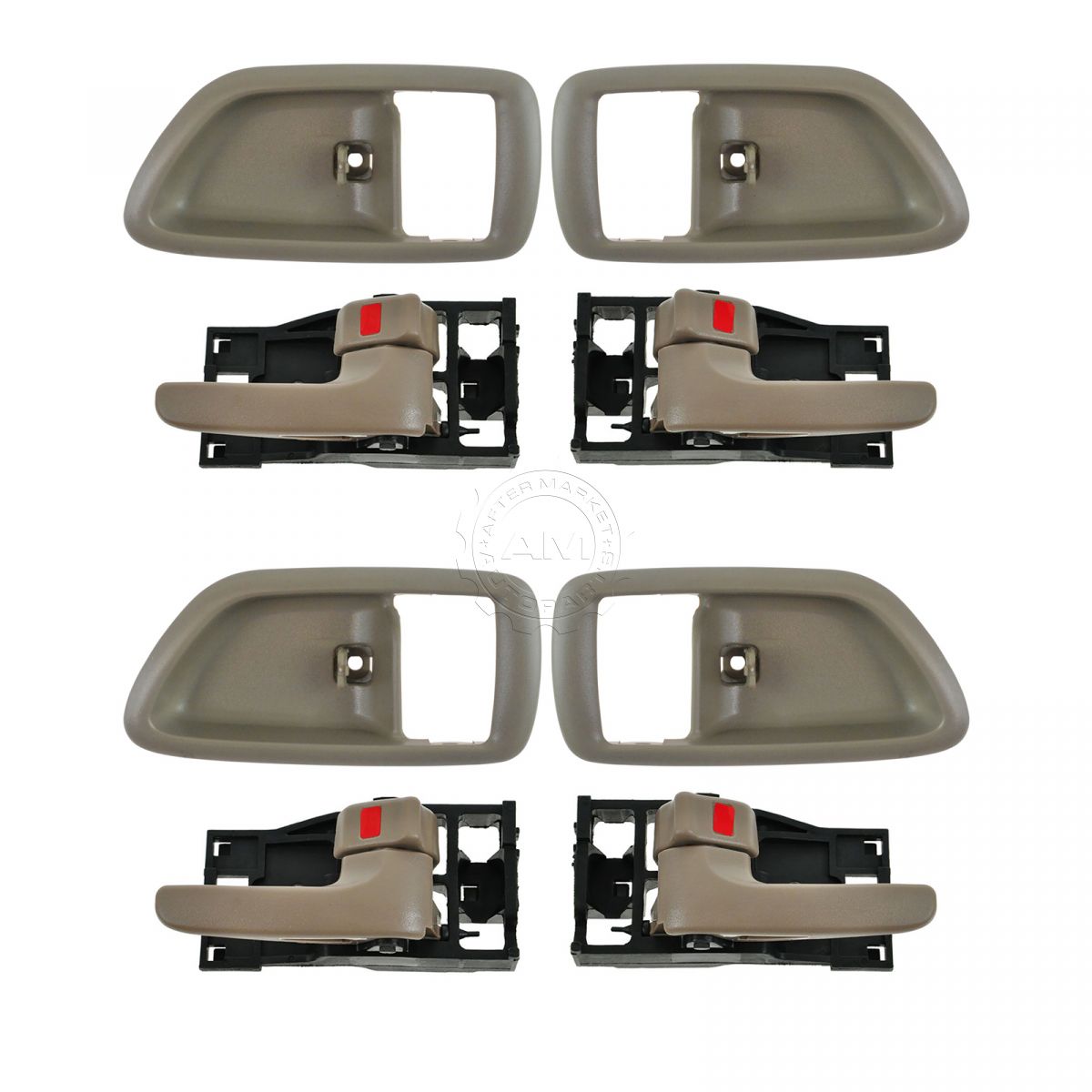 Toyota Tundra Reg /& Ext Access Cab Rear Right Inside Door Handle /& Bezel Fits