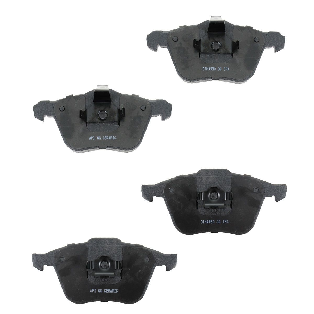 Nakamoto Front Ceramic Brake Pad & Rotor Front & Rear Kit for Volvo