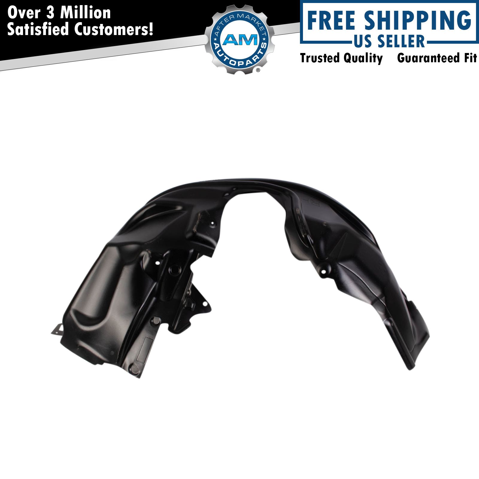 Front Right Inner Fender Liner Black For 2019-2022 Jeep Cherokee CH1249201