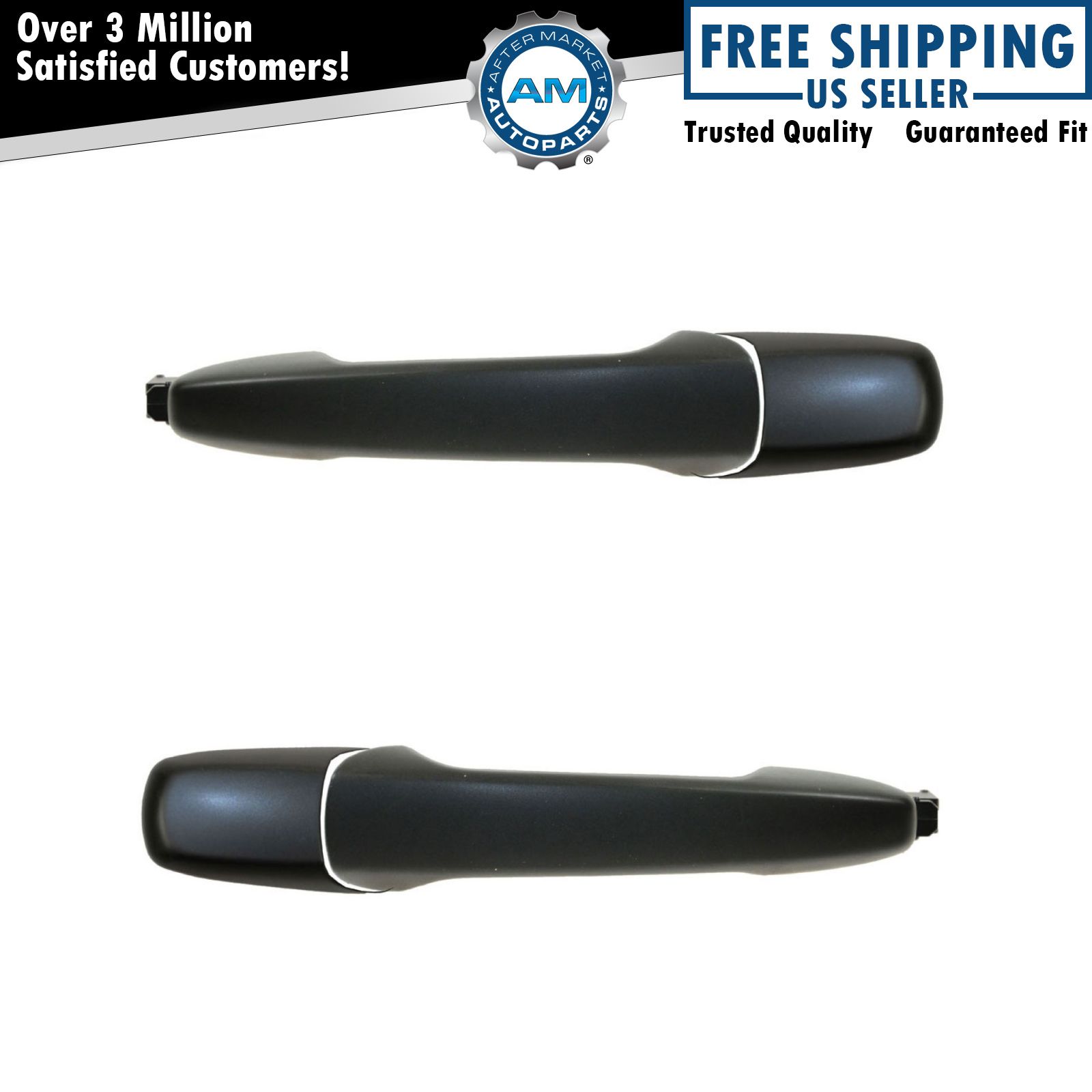 Black Rear Exterior Outside Outer Door Handle for Ford Edge Lincoln MKX Flex