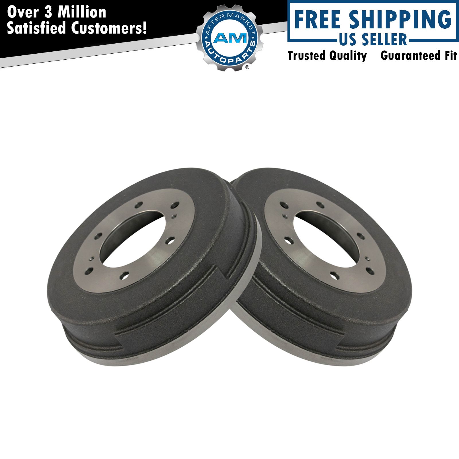 Brake Drum Rear LH RH Pair for Nissan D21 Hard Body Frontier Pathfinder