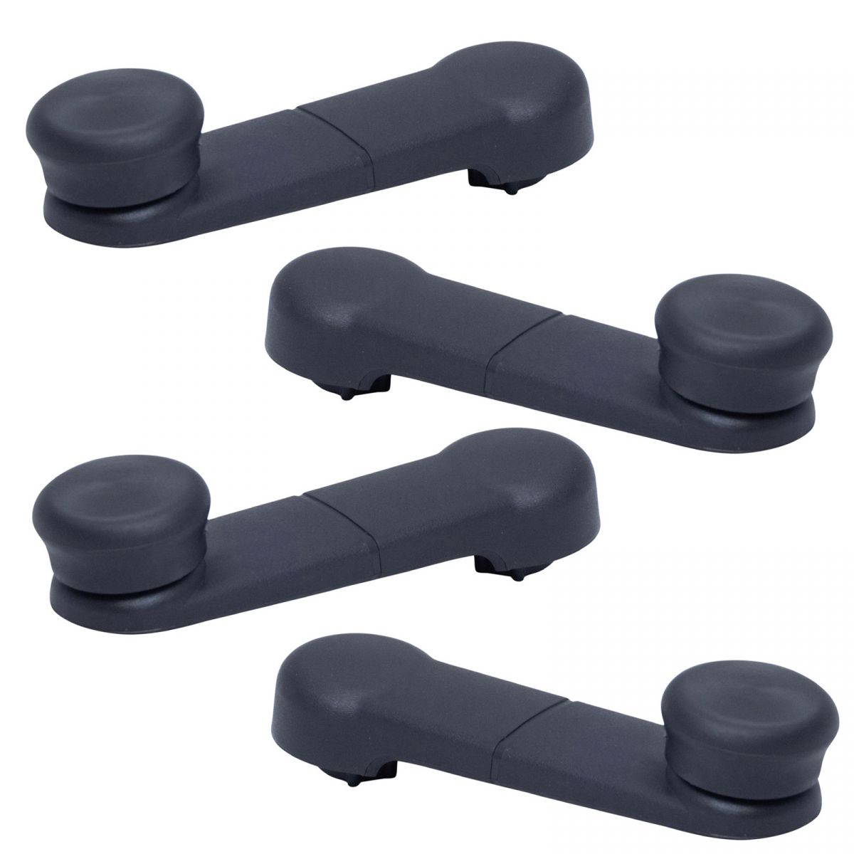 4 Piece Manual Window Crank handle Kit Set Front & Rear for Dodge Jeep