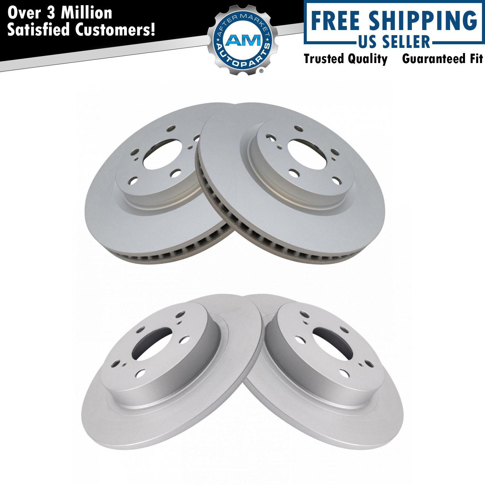 <b>4 Piece Brake Rotor Set</b>