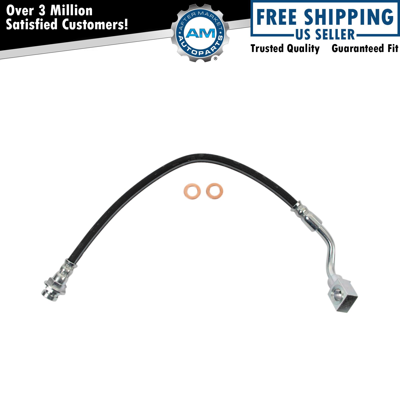 Rear Left Brake Hose Fits 1999-2007 Chevrolet Silverado GMC Sierra 1500